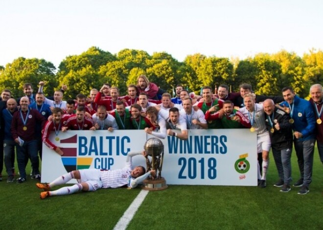 Latvijas futbola izlase ceturto gadu pēc kārtas izcīna Baltijas kausu