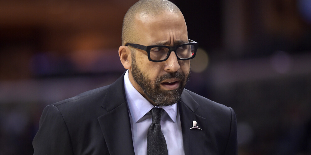 Ņujorkas "Knicks" galvenais treneris Deivids Fizdeils. 