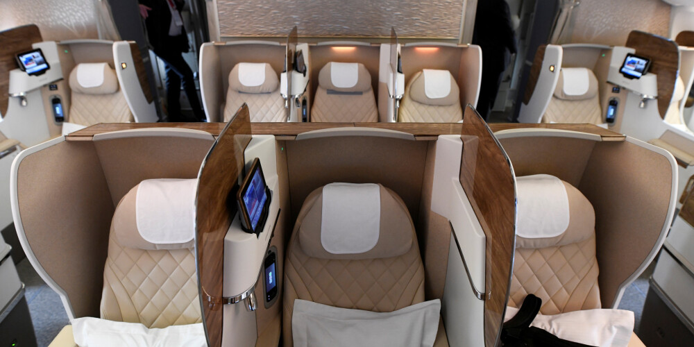"Emirates" pasažieru lidmašīnām būs saloni bez logiem