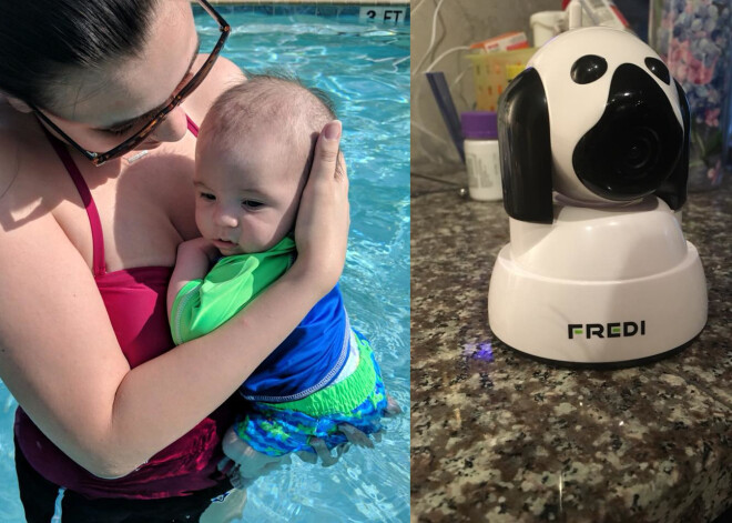 За кормящей грудью мамой подглядывали через видеоняню