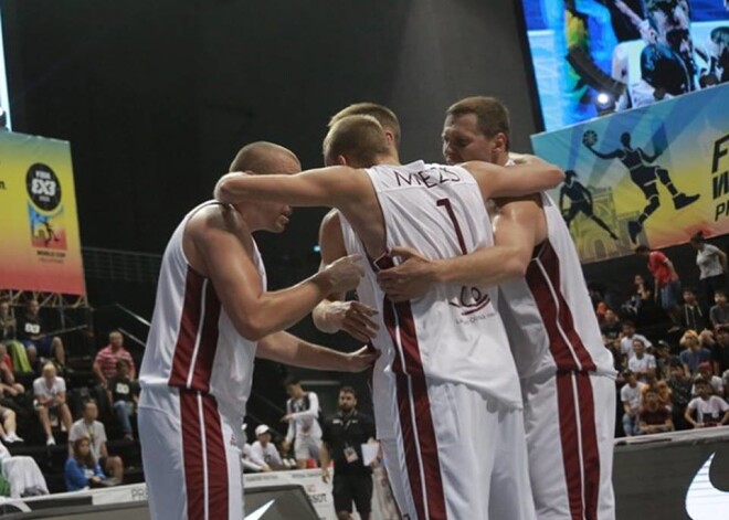 Latvijas 3x3 basketbola izlase ar perfektu bilanci sasniedz Pasaules kausa izcīņas ceturtdaļfinālu