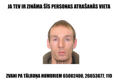 Policija aicina ziņot ikvienu, kuram ir kāda informācija par Anda Smoļina atrašanās vietu.