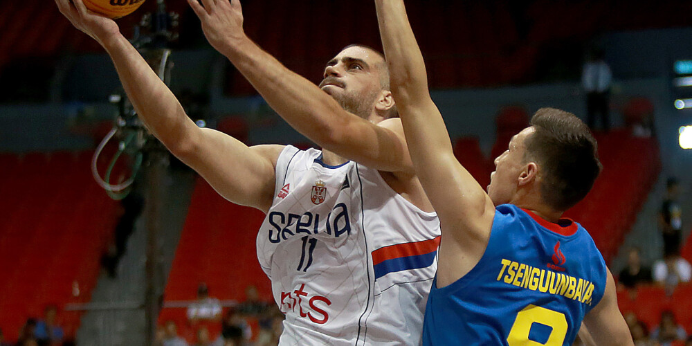 Serbijas un Itālijas izlases izcīna Pasaules kausu 3x3 basketbolā