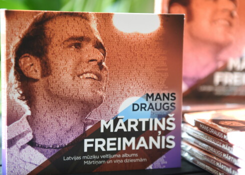 Albuma "Mans draugs - Mārtiņš Freimanis" atklāšana.