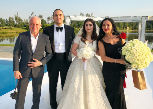 Kleita par 200 000 eiro, uz skatuves Galkins, Baskovs un "Ļeņingrad" - krievu miljardiera meita kāzas nosvin ar vērienu