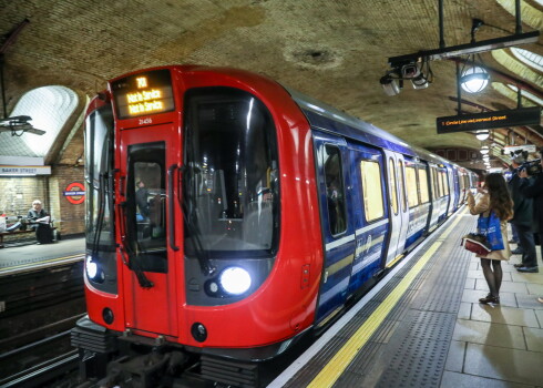 Londonas metro.