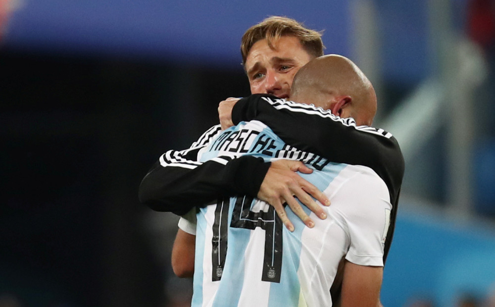 Argentīnas futbolisti mača beigās pret Nigēriju izglābjas no fiasko Pasaules kausā