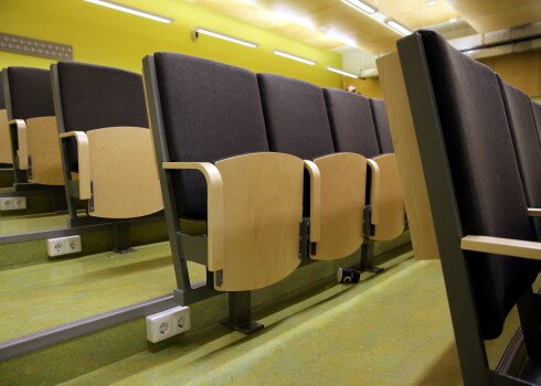 Studentu auditorija (attēlam ilustratīvs raksturs).