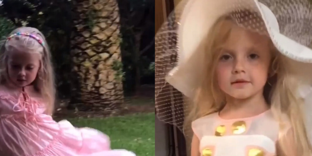 «Русская Брижит Бардо»: 4-летняя дочь Пугачевой и Галкина устроила модный показ на Кипре