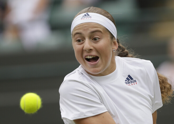 Aļona Ostapenko pirmo reizi karjerā iekļūst Vimbldonas pusfinālā