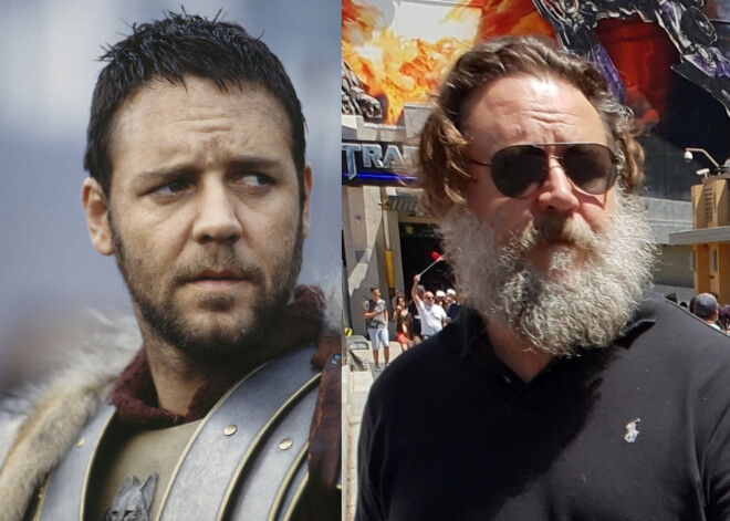 Звезда фильма "Гладиатор" Рассел Кроу стал абсолютно неузнаваем