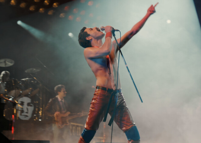 Kadrs no filmas "Bohemian Rhapsody".