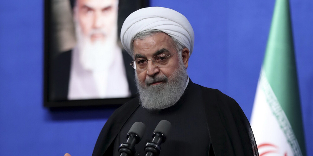Ruhani brīdina Trampu: konflikts ar Irānu būs "visu karu māte"