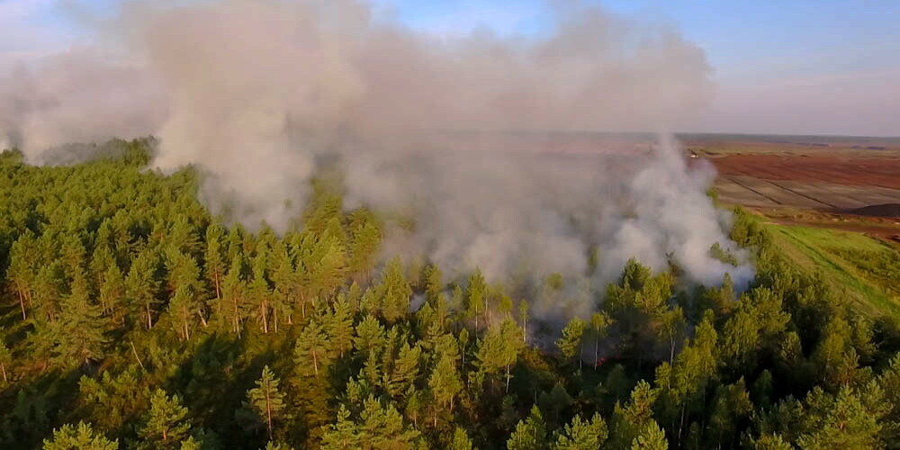 Латвия попросит международной помощи в тушении пожара в Валгдалской волости