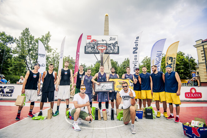 "Ghetto Basket" sacensības Cēsīs.