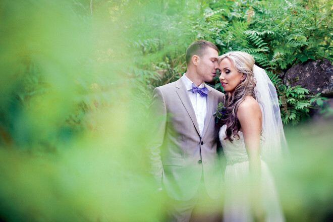 Dairis un Inna Bertāni kāzu dienā.