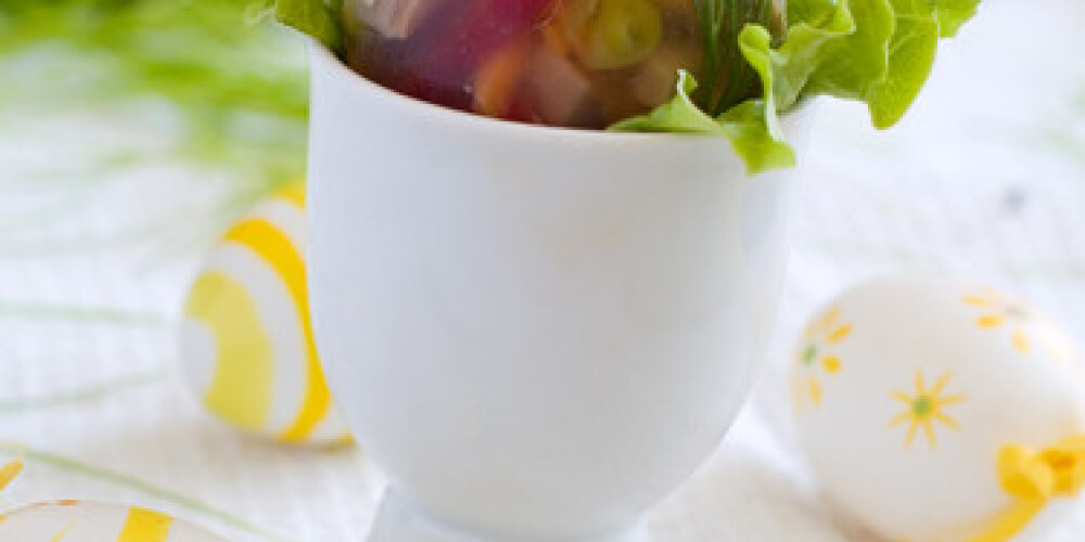 Faberžē olas - recepte Lieldienu galdam