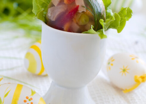 Faberžē olas - recepte Lieldienu galdam