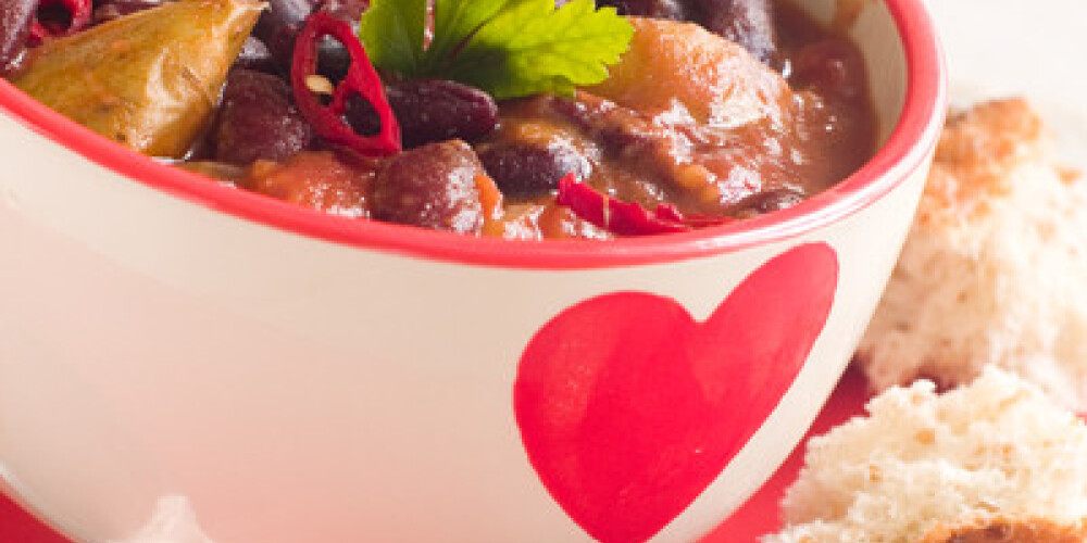 Kartupeļu - pupiņu čili