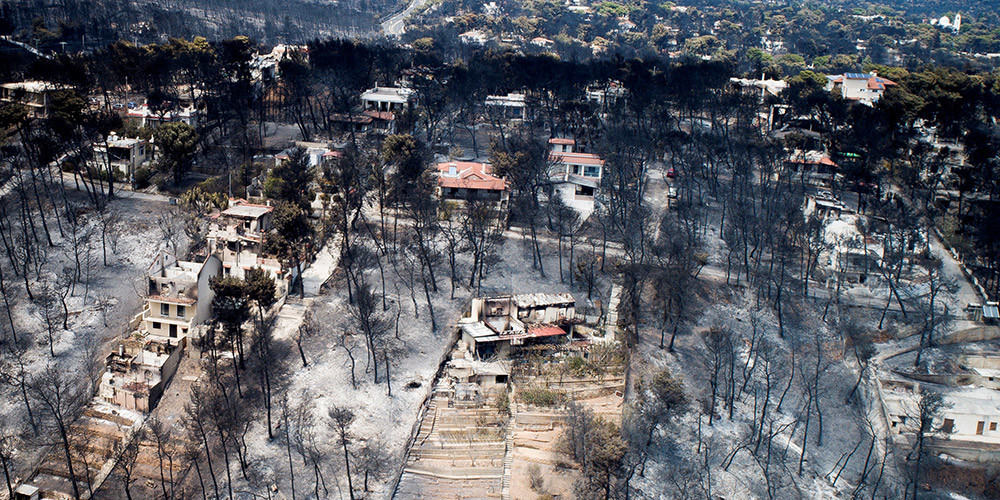 Bojāgājušo skaits Grieķijas ugunsgrēkos pieaudzis līdz 82