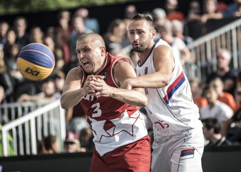 3x3 basketbola Eiropas čempioni latvieši un pasaules čempioni serbi spēkosies Ventspilī