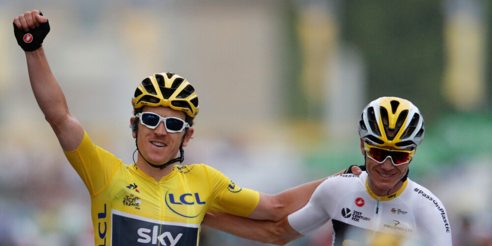 Lielbritānijas riteņbraucējs Tomass triumfē "Tour de France"