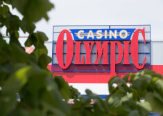 Izkārtne "Casino Olympic".