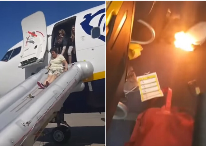 "Sākumā dega sēdeklis, bet tad jau arī grīda" - "Ryanair" reisā uz Ibizu pasažieri piedzīvo pamatīgu izbīli