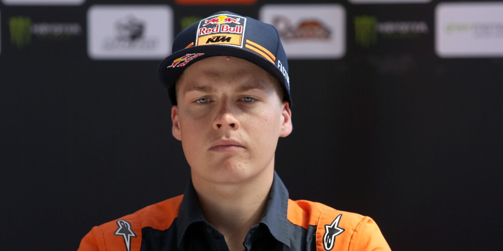 Latviešu motosportists Pauls Jonass.