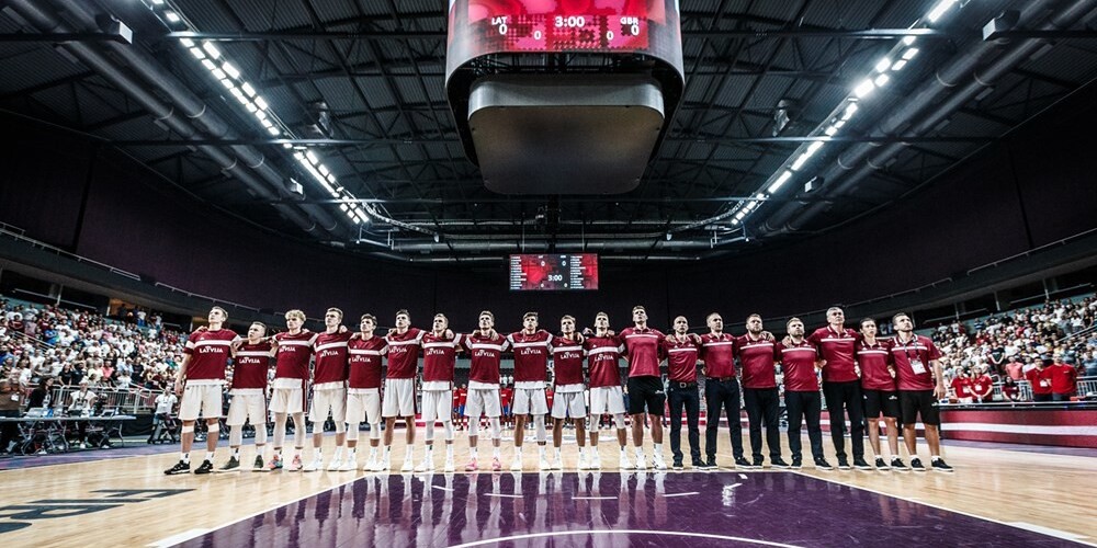 Eiropas čempionāta finālā Latvijas U-18 izlases basketbolisti svētdien Rīgā tiksies ar Serbijas vienaudžiem