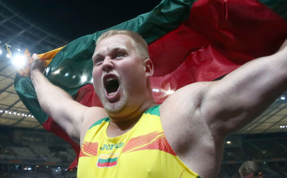 Andrus Gudžus izcīna Lietuvai pirmo zelta medaļu vieglatlētikas Eiropas čempionātā