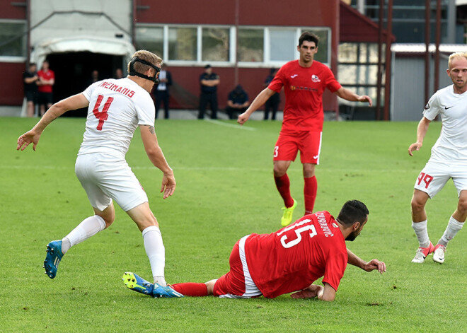 "Spartaks" Skonto stadionā piedzīvo minimālu zaudējumu pret Lietuvas klubu "Sūduva"