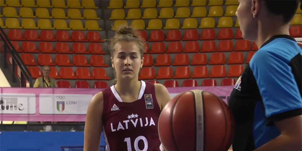 Basketboliste Gulbe tiek iekļauta Eiropas U-18 čempionāta simboliskajā pieciniekā
