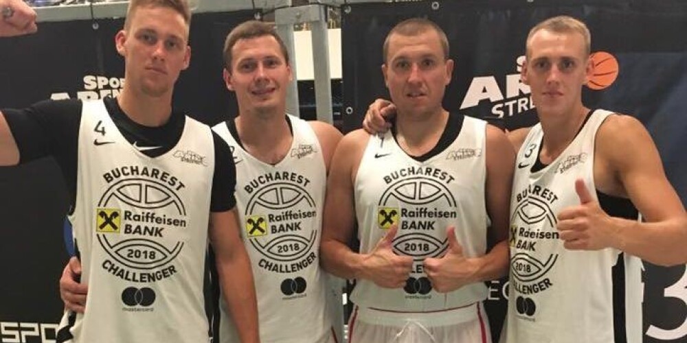 "Rīga Ghetto Basket" 3x3 basketbola komanda ar uzvaru pār ranga līderi triumfē "Challenger" turnīrā Bukarestē