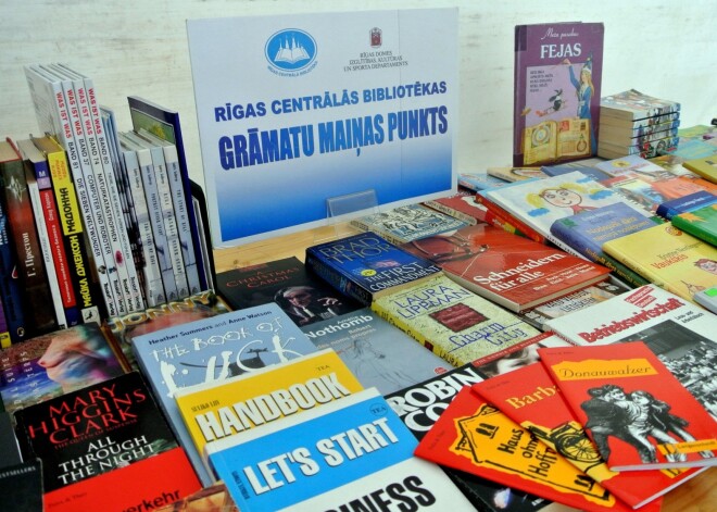 Rīgas svētku laikā Vērmanes dārzā darbosies Rīgas Centrālās bibliotēkas grāmatu maiņas punkts