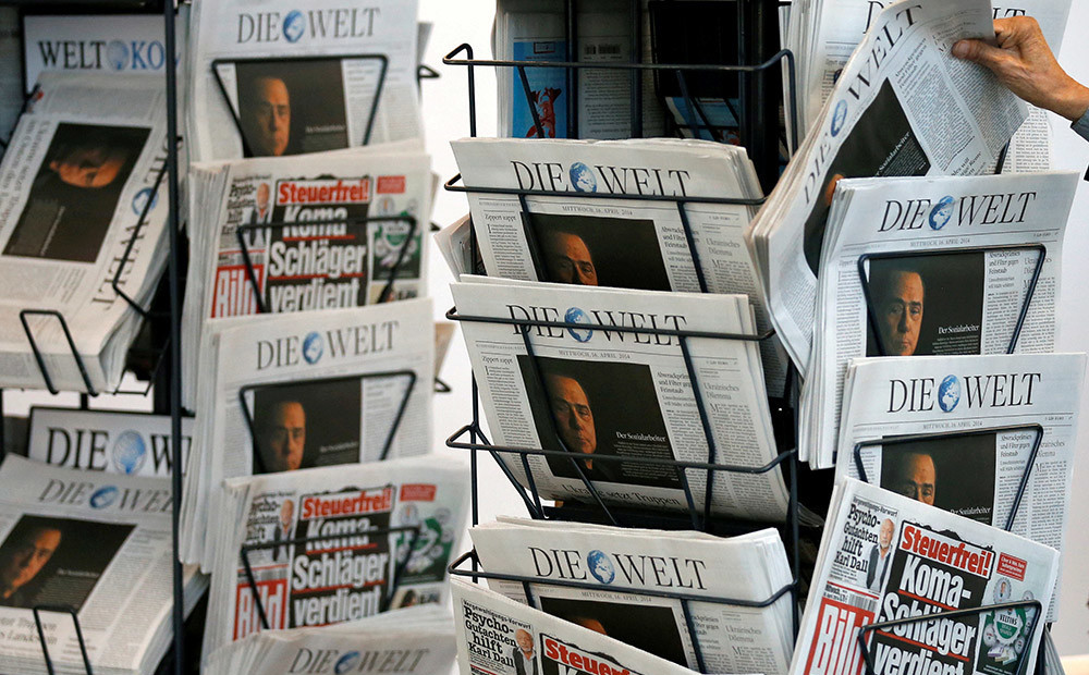 Vācijā krasi krītas drukāto laikrakstu lasītāju skaits