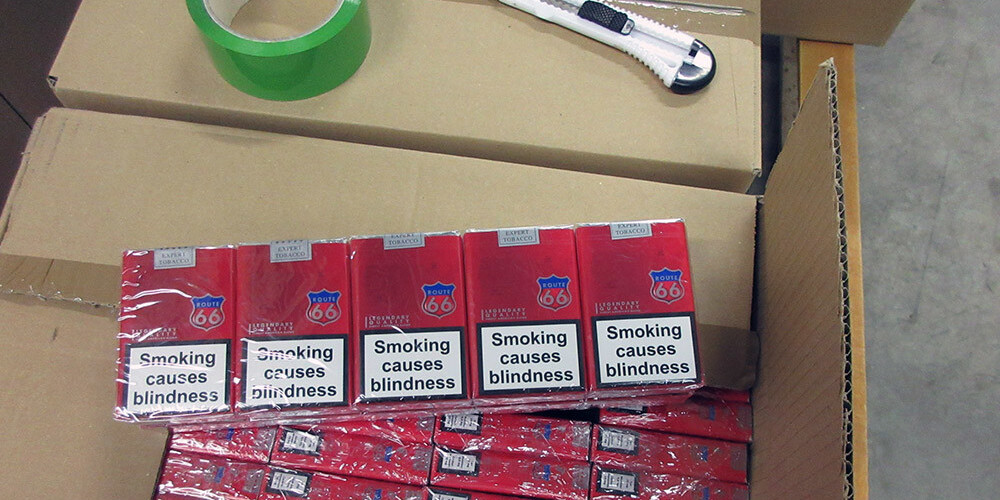 VID muitas amatpersonas kravā ar parketu atklāj vairāk nekā 3 miljonus cigarešu