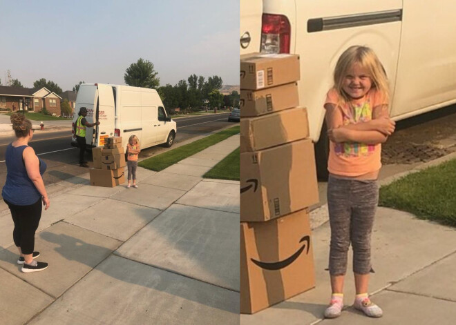 Девочка тайком накупила онлайн кучу игрушек. Ее победная улыбка покорила интернет!