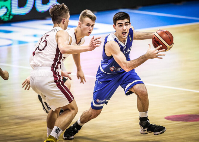 Latvijas U-16 basketbolisti zaudē grieķiem un cīnīsies par 7.vietu