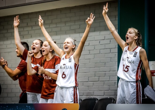 Latvijas U-16 basketbolistes saglabā vietu Eiropas čempionāta augstākajā divīzijā