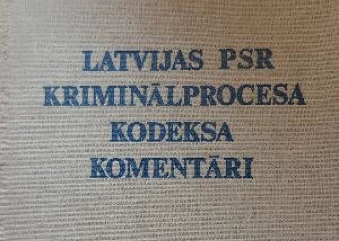 100 lietas Latvijas simtgadei. 1947. gads: LPSR KRIMINĀLKODEKSS