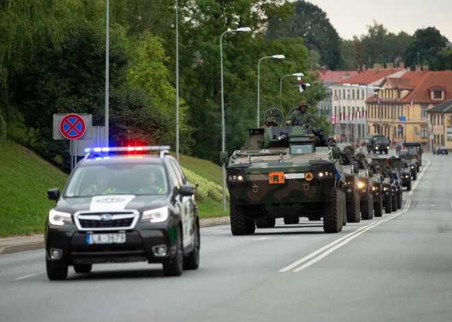 19. augustā Latvijā caur Grenctāles robežkontroles punktu uz militārajām mācībām “Namejs 2018” ieradās Polijas militārā tehnika.