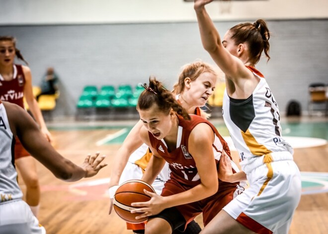 U-16 basketbolistēm devītā vieta Eiropas čempionātā