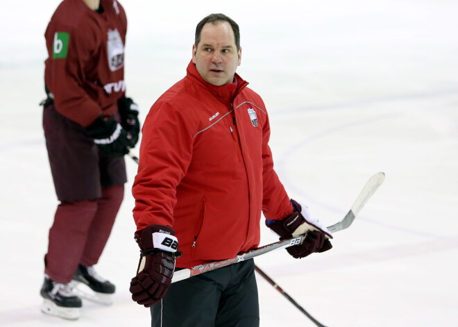 Treneris Ankipāns pēc uzvaras: pret "Davos" ļoti labi nospēlējām ar ripu