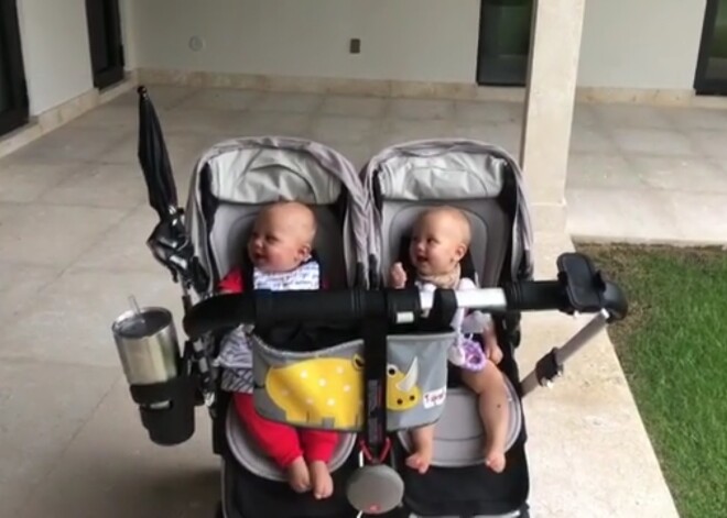 Enrike Iglesiass padalās ar viņa un Kurņikovas dvīņu mīlīgu VIDEO: "Grūta publika, ko izklaidēt"