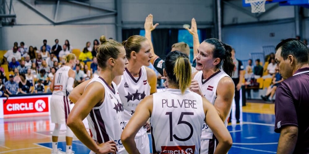 Latvijas basketbolistes pārbaudes turnīrā zaudē Beļģijai