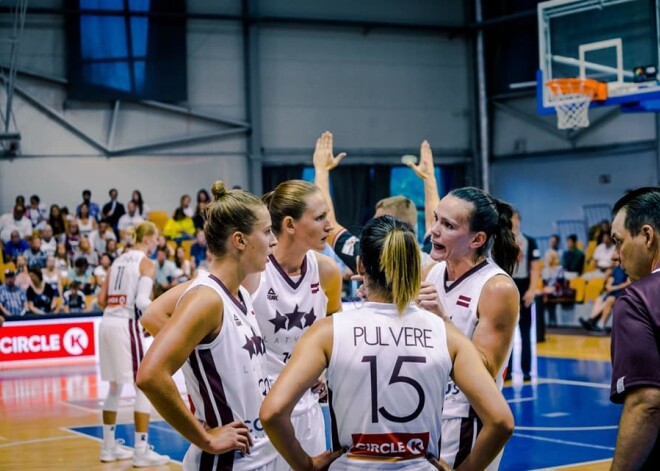 Latvijas basketbolistes pārbaudes turnīrā zaudē Beļģijai