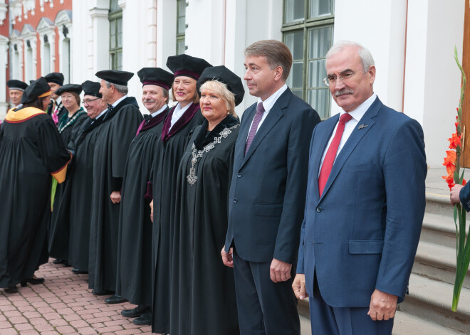 LLU pirmā kursa studentu imatrikulācija Jelgavas Pilī 2018. gada 03. septembrī.
