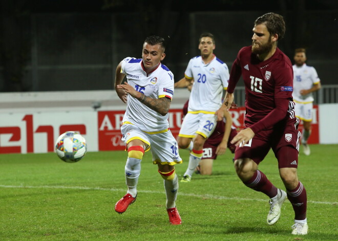 UEFA Nāciju līgas spēle, kurā tiekas Latvijas unr Andoras valstsvienības.