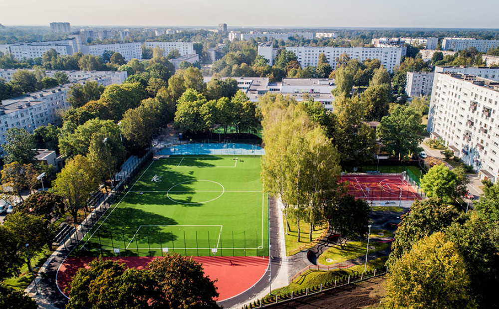 Nedēļas nogalē pie Rīgas skolām Imantas un Mežciema apkaimēs atklās sporta un aktīvās atpūtas laukumus